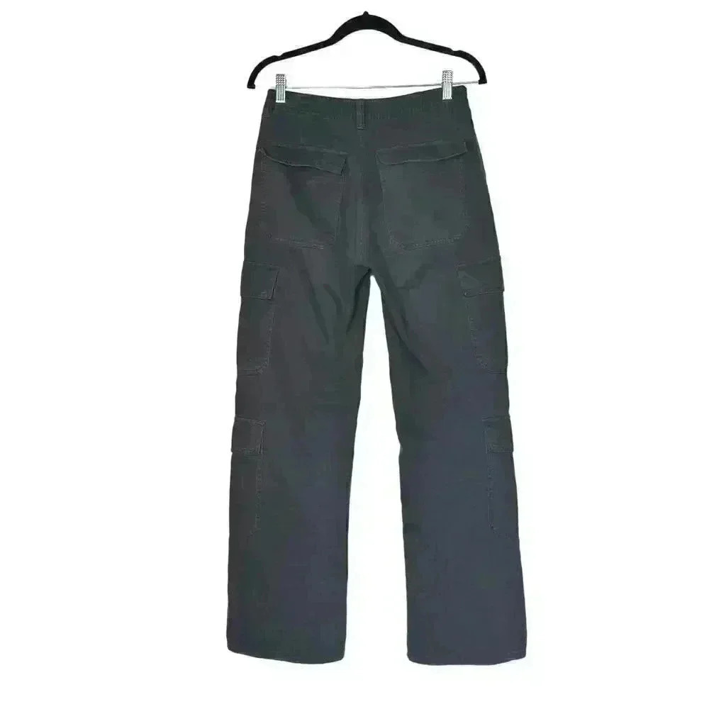 ZARA Women’s Dark Gray Full Length Cargo Pants Size 4